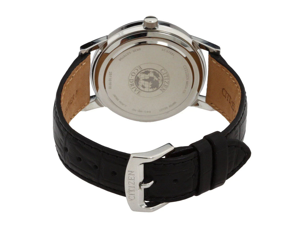 Citizen Men's Eco-Drive Midnight Leather Strap Watch AO9000-06B