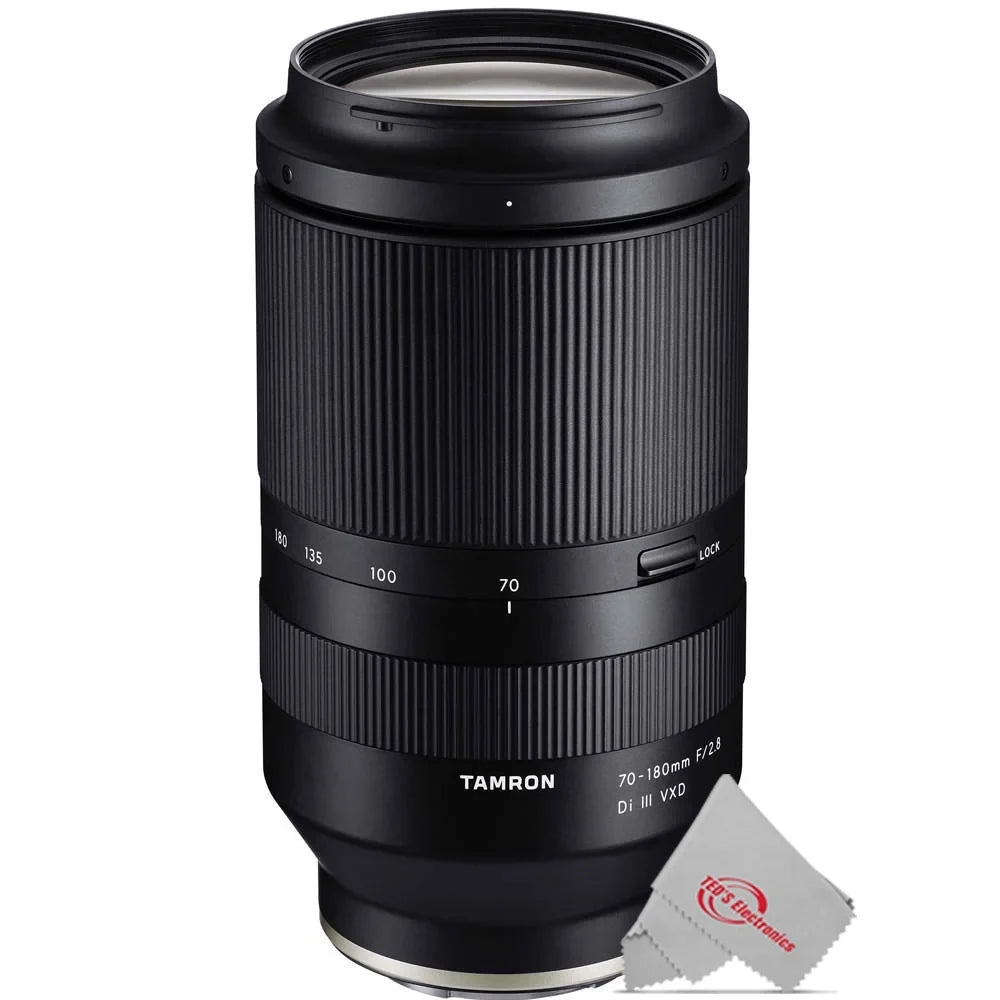 Sony Alpha a7C Full-Frame Mirrorless Camera Onyx with Tamron 70-180mm Di III VXD Lens Accessory Kit
