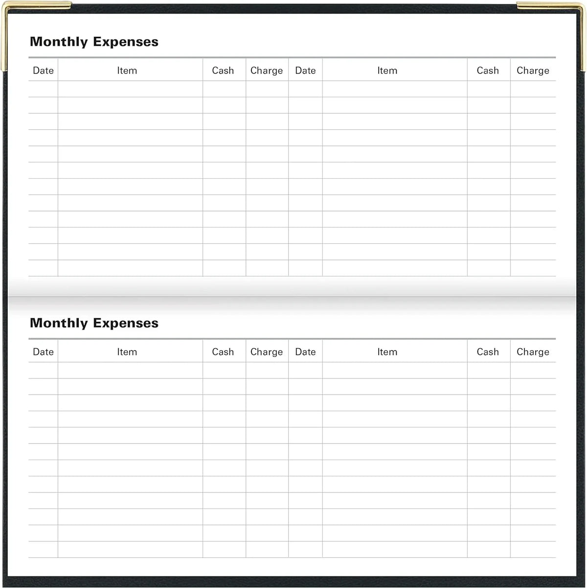 Of London 12S Daily Planner, Day Per Page, Classic Slim Month Per Page, 13 Months Jan 2023 - Jan 2024, Landscape Diary 2023 6 5/8" 3 1/4" Charcoal