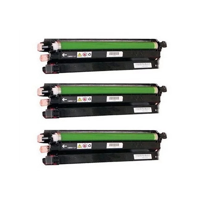 PrinterDash Replacement for Phaser 6600/VersaLink C400/C405/WorkCentre 6605/6655 Series Dark Drum Unit (3/PK-60000 Page Yield) (108R01121K_3PK)