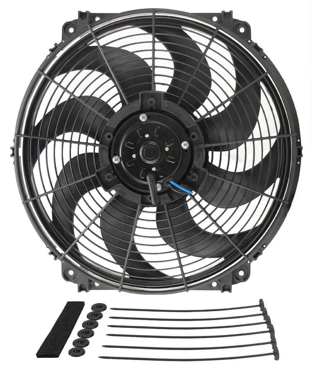 Derale 16626 16" Tornado Electric Fan Standard Kit Fits select: 2014 GMC SIERRA, 2013 NISSAN SENTRA