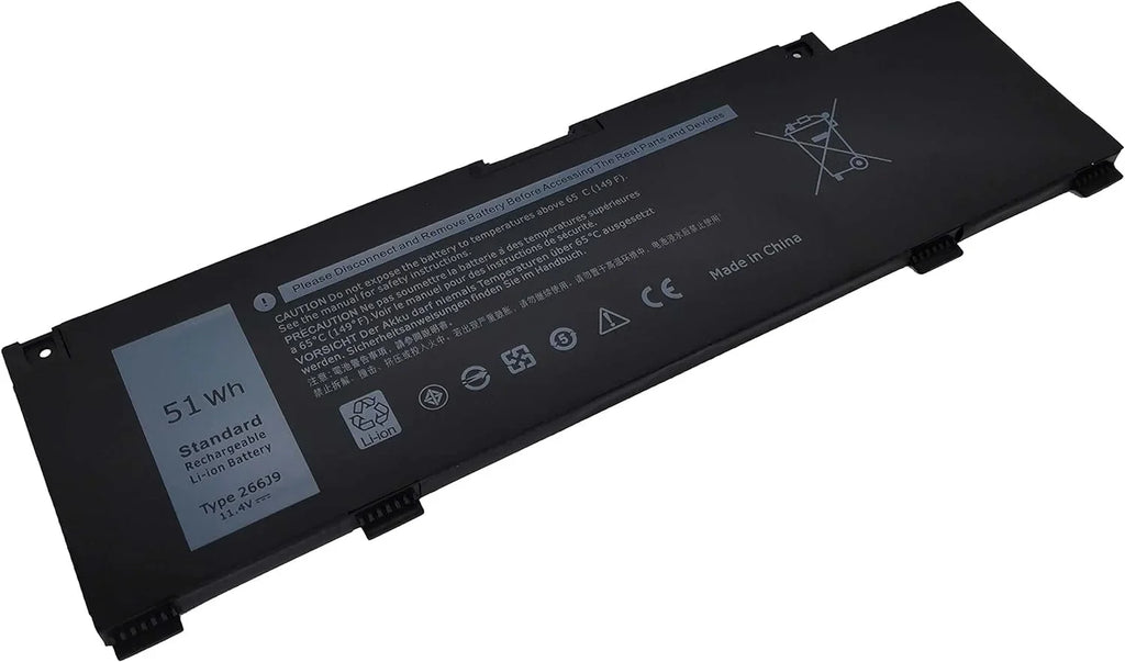 , Fully 266J9 Replacement Laptop y Compatible with Dell G3 3590 3500 G5 5500 5505 Inspiron 5490 Series