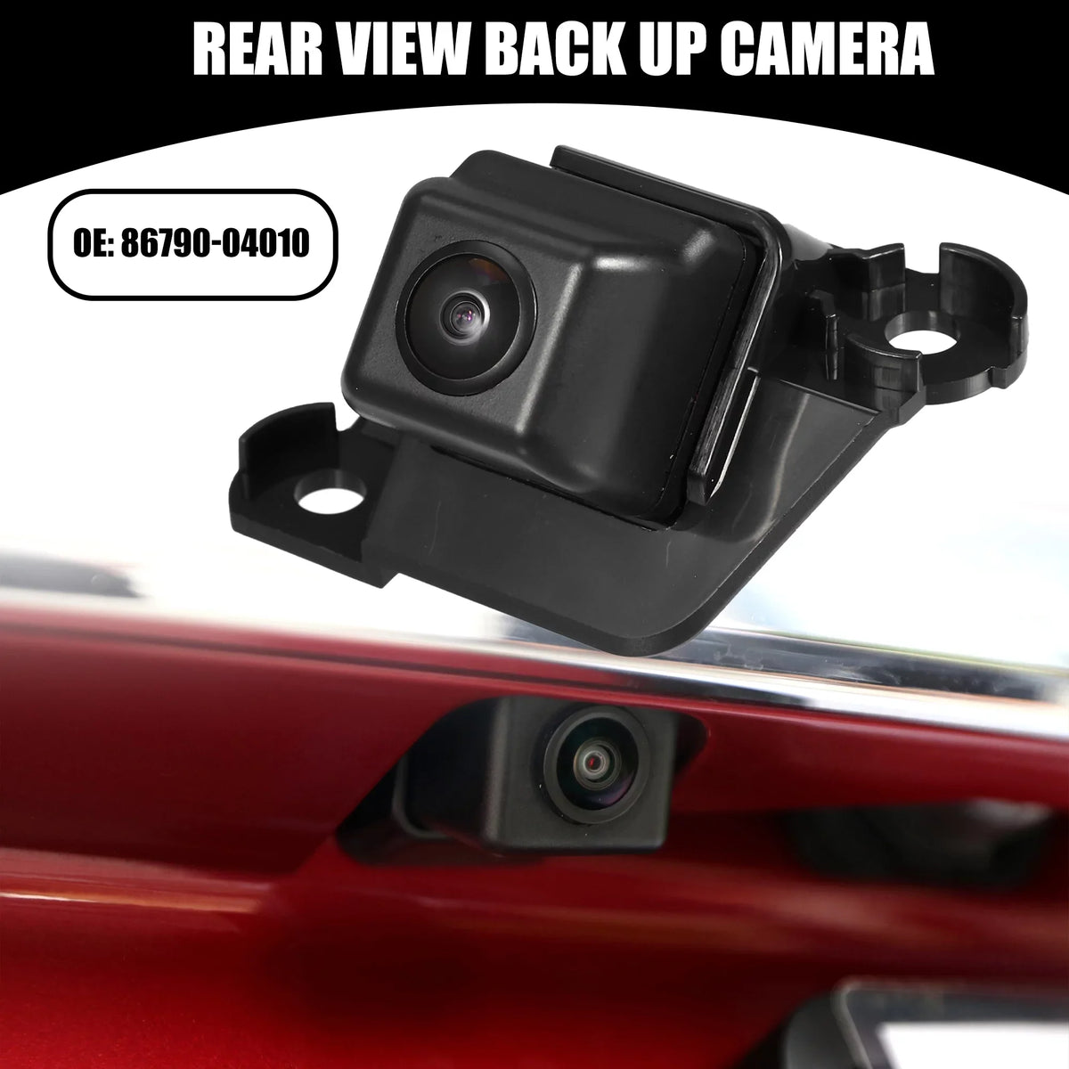 Rear View Back Up Camera No.86790-04010 for Toyota Tacoma 2009-2015 Plastic Charcoal