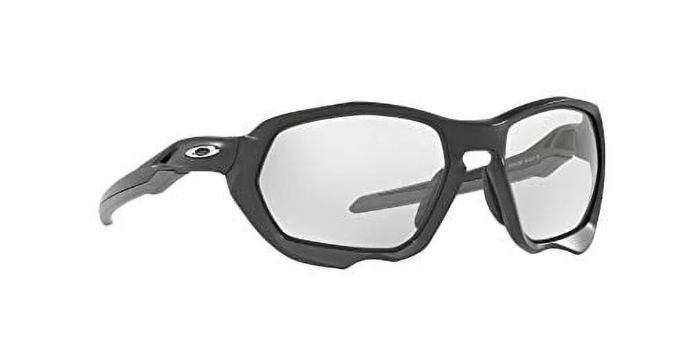 Oakley Plazma Clear Onyx Iridium Photochromic Irregular Men's Sunglasses 0OO9019 901905 59