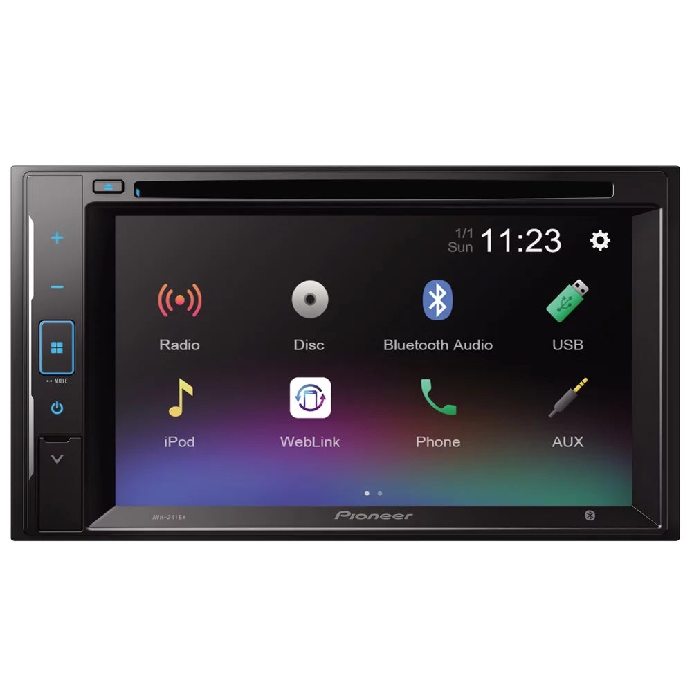 New Pioneer AVH-241EX 6.2 Centimeter Digital Media and DVD Receiver with Backup Camera