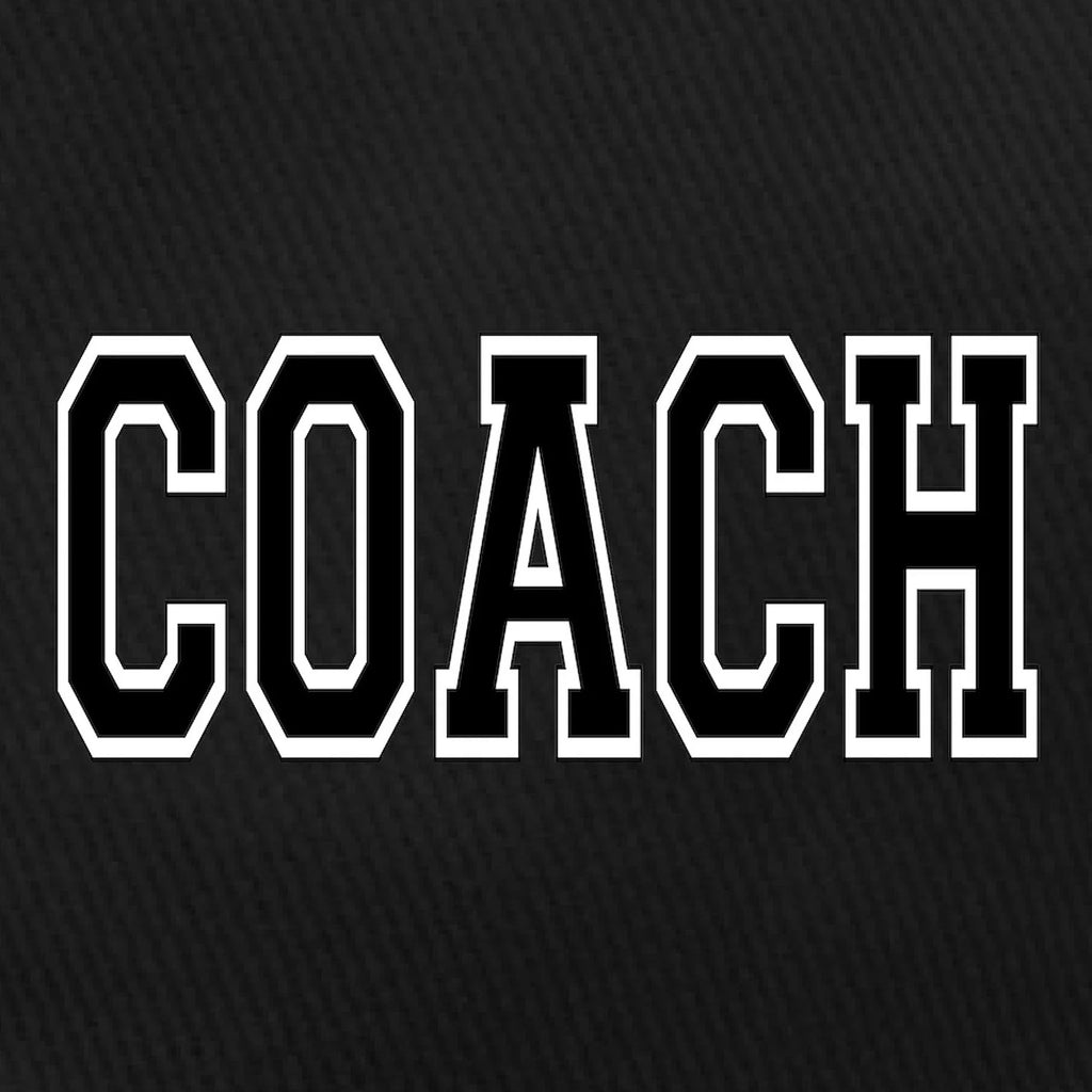 CafePress - Coach Charcoal Cap - Printed Adjustable Cotton Canvas Midnight Baseball Hat