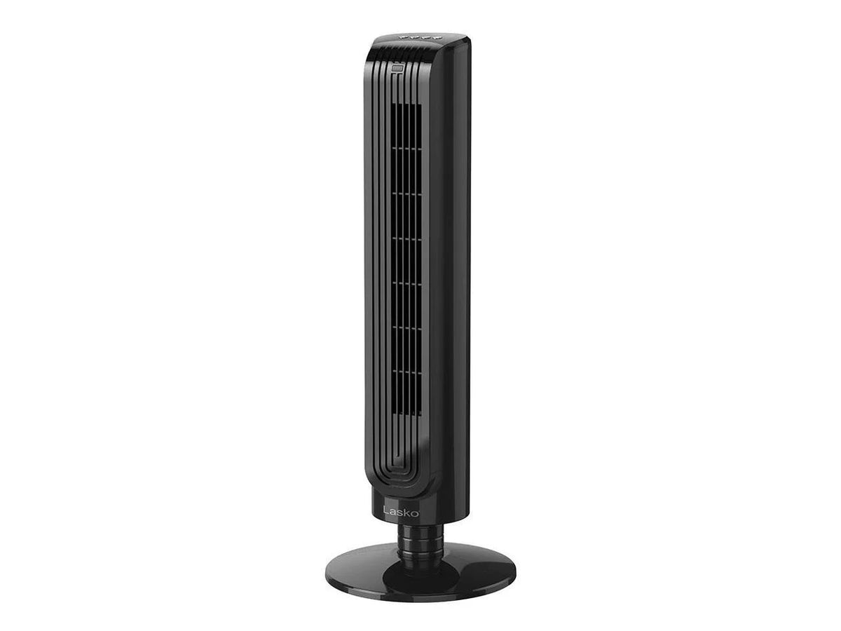 Lasko 32 Unit Slim Portable 3 Speed Oscillating Tower Fan with Remote
