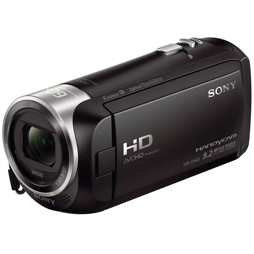 Sony HDR-CX405 HD Handycam + Tripod + Case - 64GB Kit