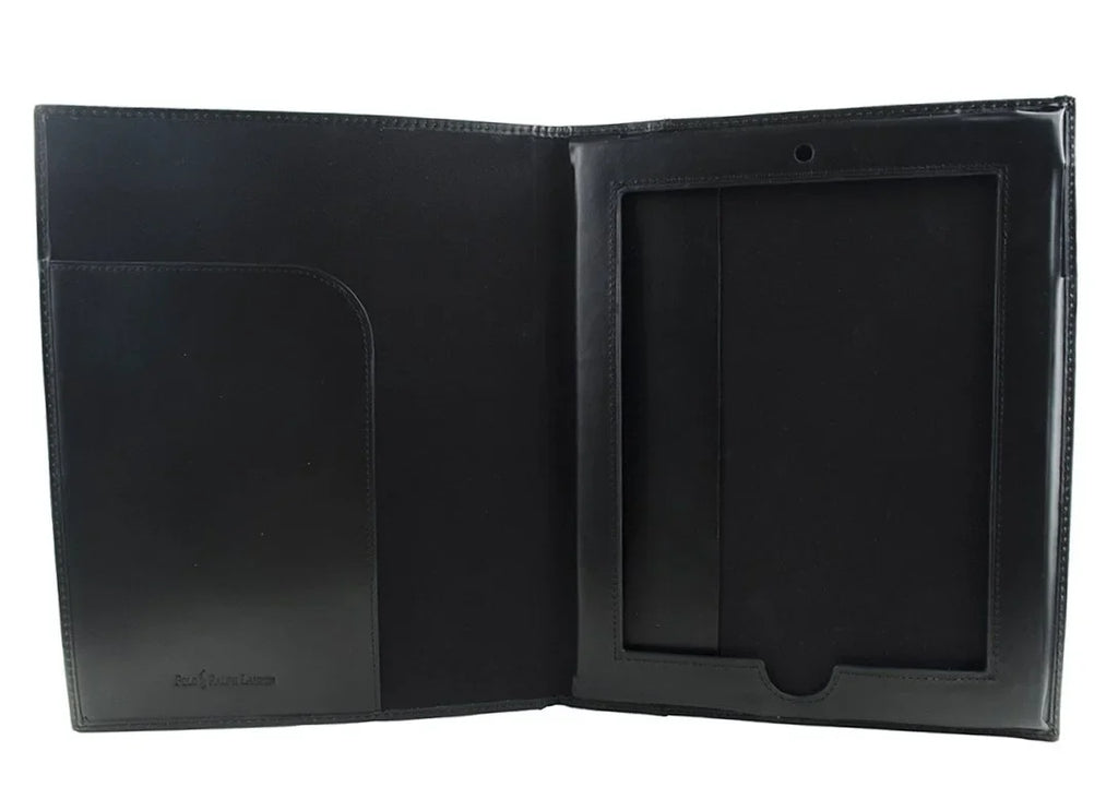 Polo Ralph Lauren Genuine Leather Tablet Case (For Original iPad, Onyx