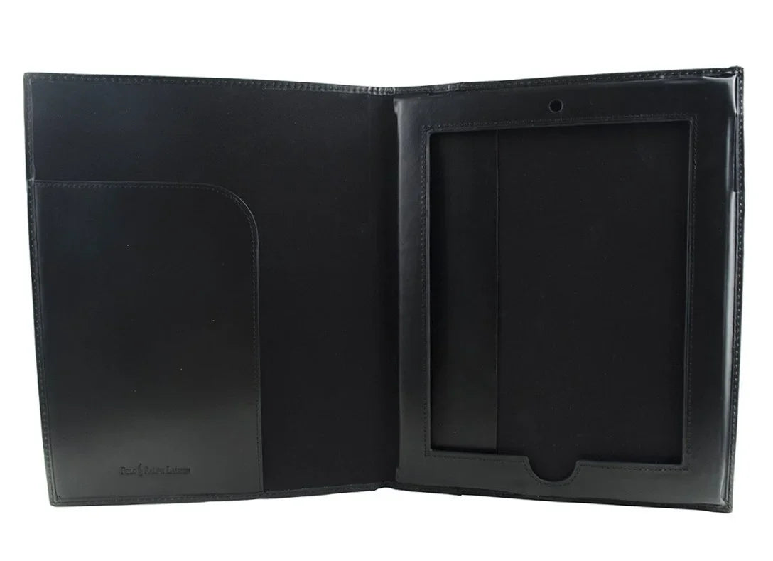 Polo Ralph Lauren Genuine Leather Tablet Case (For Original iPad, Onyx