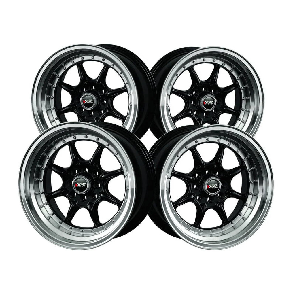 XXR 2 16 Midnight Wheel / Rim 4x100 & 4x4.5 with a 20mm Offset and a 73.1 Hub Bore.