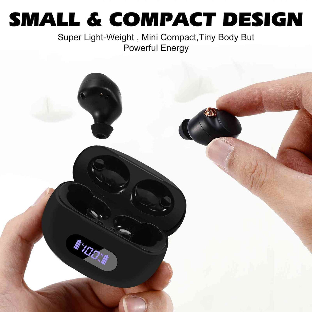 UrbanX True Wireless Bluetooth Earbuds + Charging Case, Onyx Dual Connect, IPX5 Water Resistance, Bluetooth 5.2 Connection, Balanced, Bass Boost Compatible with Lenovo Tab P11 Pro