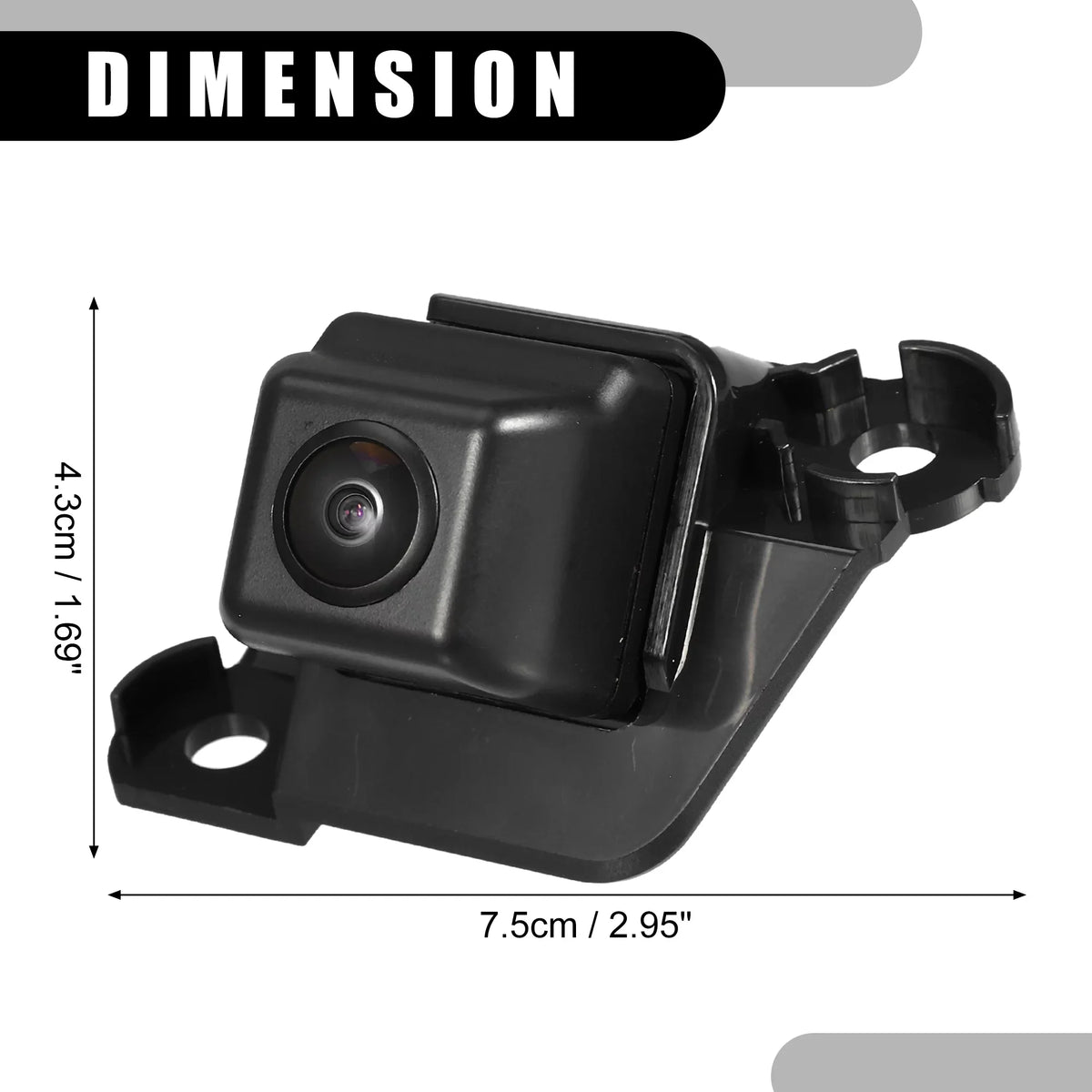 Rear View Back Up Camera No.86790-04010 for Toyota Tacoma 2009-2015 Plastic Charcoal
