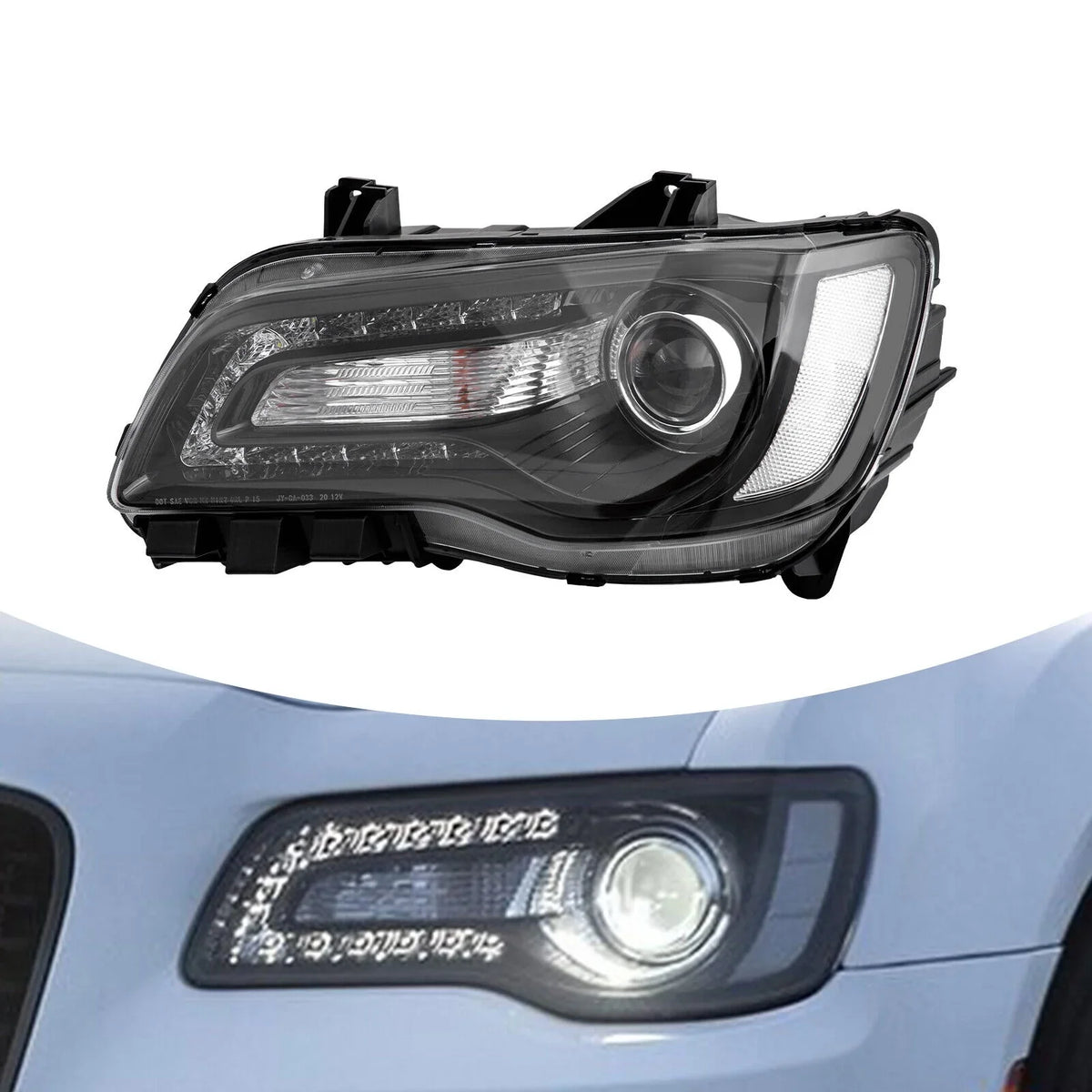 Driver Left Side Halogen Headlight Assembly for Chrysler 300 2015 2016 2017 New