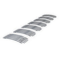 APS Premium Stainless Steel Chrome 8x6 Billet Grille Compatible with Jeep Grand Cherokee 2006-2008 Overland SRT8 Main Upper N19-S04566J