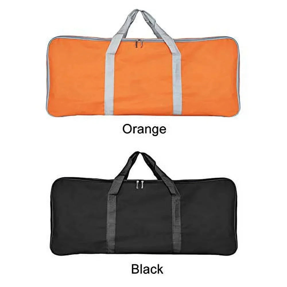 Waterproof BBQ Tools Carry Bag, Portable BBQ Tool Storage Bag, Thick Oxford Cloth, Outdoor BBQ Grill Accessories Bag for Camping Picnic Trip (L 82x20x33cm) (Large)